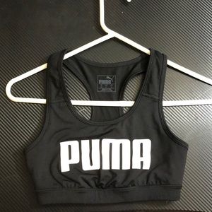 Puma sports bra workout crop top